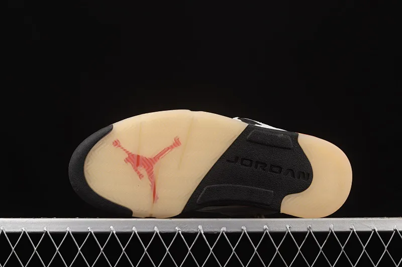 All categories Air Jordan Jordan series basketball shoes Air Jordan 5 pure original version Air Jordan 5 "Total Orange" AJ5 Joe 5 white buckle DC1060-100